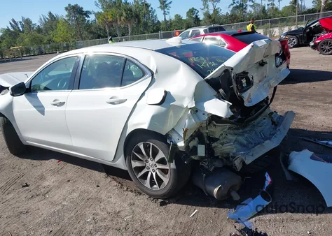 2015 Acura Tlx Tech из США, поврежденный, VIN 19UUB1F56FA010198